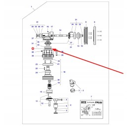 D46150151 pavarų dėžės sandarinimo žiedas