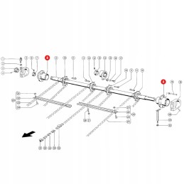 Guolis su korpusu Claas 630350 2 snr