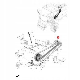 V formos diržas 4b x 4575 mf la344311322 originalus