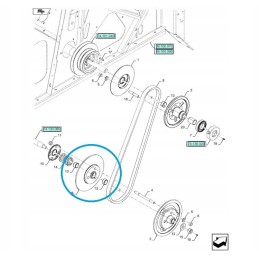 Pol Kola Kolo New Holland cx5 90 cx5080 47958283