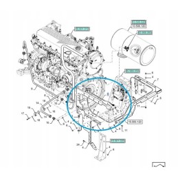 Kabelis new Holland cx7 90 cx 8 90 47700812 cnh