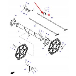 La323289750 agco ritės spyruoklinis pirštas