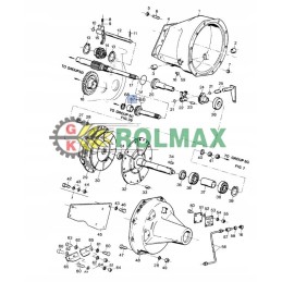 Adatinis ritininis guolis new holland cnh 80432914