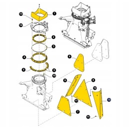 Frikcinė plokštė new Holland fr9040 84454223