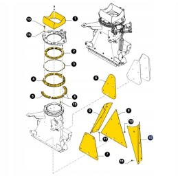Frikcinė plokštė new Holland fr9040 84454223