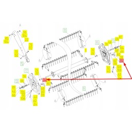 100384381 plastikinis motociklo vamzdžio spaustukas