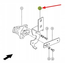 766846 0 metalinė rankena potenciometrui