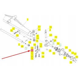 100055599 dešinė vairo svirtis