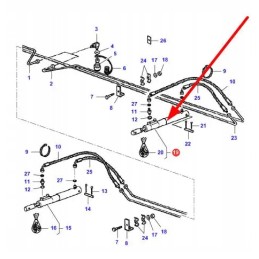 La322542600 ritės prailginimo cilindras