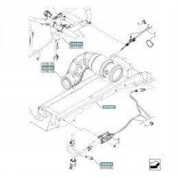 NOx jutiklis new Holland tc cx cr t6 t7 48197995 90