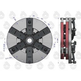 Pilna dviejų pakopų sankaba c 330 originali