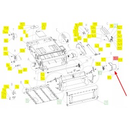 102183494 nuožulnus konvejerio korpusas