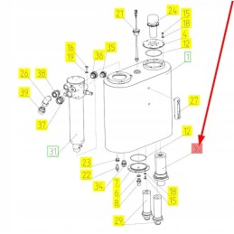 102242285 hidraulinės alyvos filtras