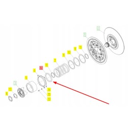 102386644 variatoriaus spyruoklinė poveržlė