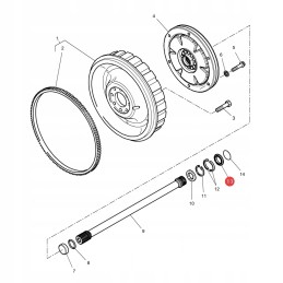 Profiliuotas žiedas mf 716100420171 originalus