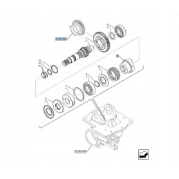 New Holland Case 5176903 CNH adapterio stebulė