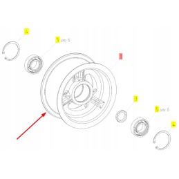 100325409 rostselmash tuščiosios eigos skriemulys