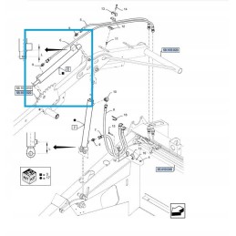 Naujas tuščiaviduris dešinės antraštės prailginimo hidraulinis cilindras