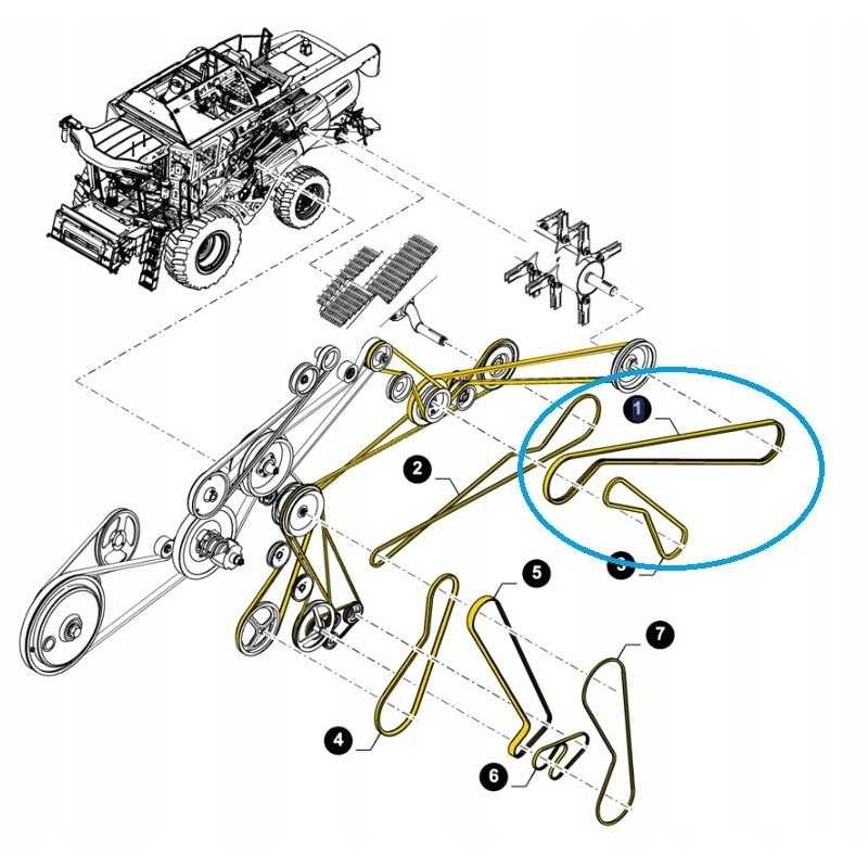 New Holland CX 84175580 tempimo diržas