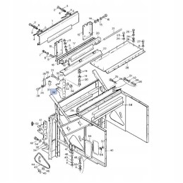 New Holland TC 89818463 CNH laikiklis