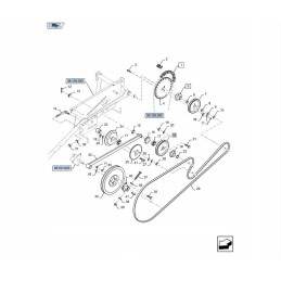 New Holland skriemulys 174mm 84077479 cnh