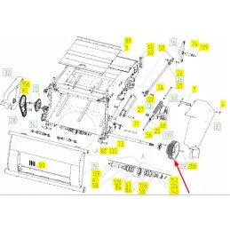 100470100 rostselmash gerklės skriemulys