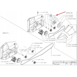 01 068 pagrindinė pavaros įvorė