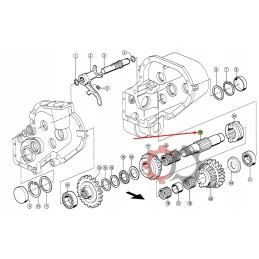 Pjovimo ilgio krumpliaračio atbulinis velenas 984166