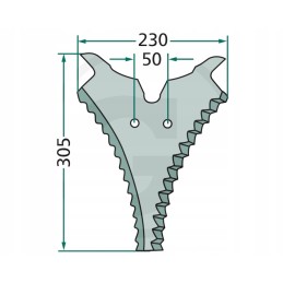 Peiliniai peiliai Strautmann krautuvui