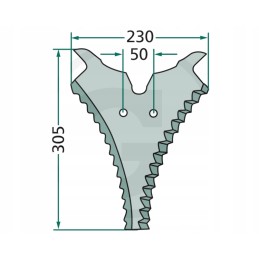 Peiliniai peiliai Strautmann krautuvui