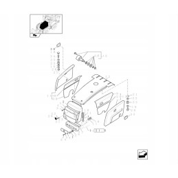 New Holland 85820107 cnh kaukės logotipo emblema