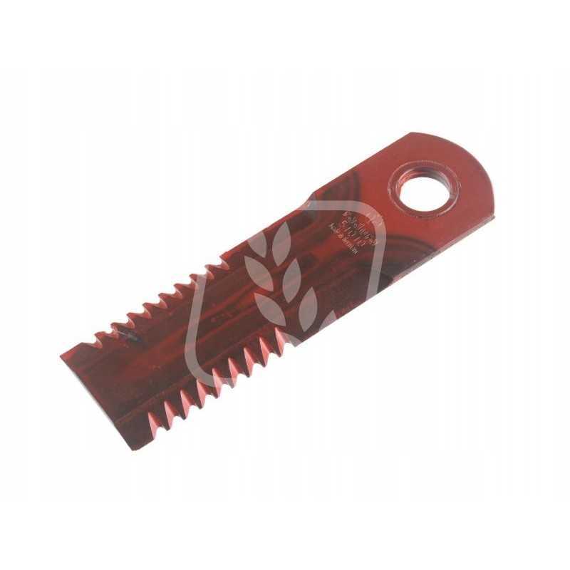 Dantytas pašarų kombaino peilis 175x50x4 5mm fi20 1mm rs5101