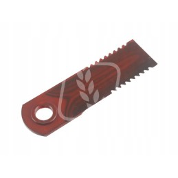 Dantytas pašarų kombaino peilis 175x50x4 5mm fi20 1mm rs5101