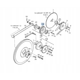 New Holland skriemulys 174mm 84077479