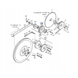 New Holland skriemulys 174mm 84077479
