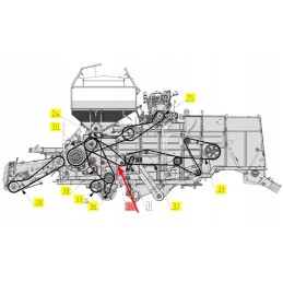 100237862 siauro profilio trapecinis diržas