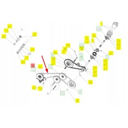 100237862 siauro profilio trapecinis diržas