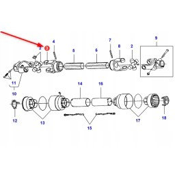 La322539950 šakinio krautuvo kardaninis velenas