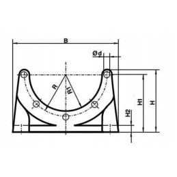 PDM A20 tipo pėdos apykaklė