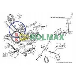 V formos diržas 80375977 new Holland cnh