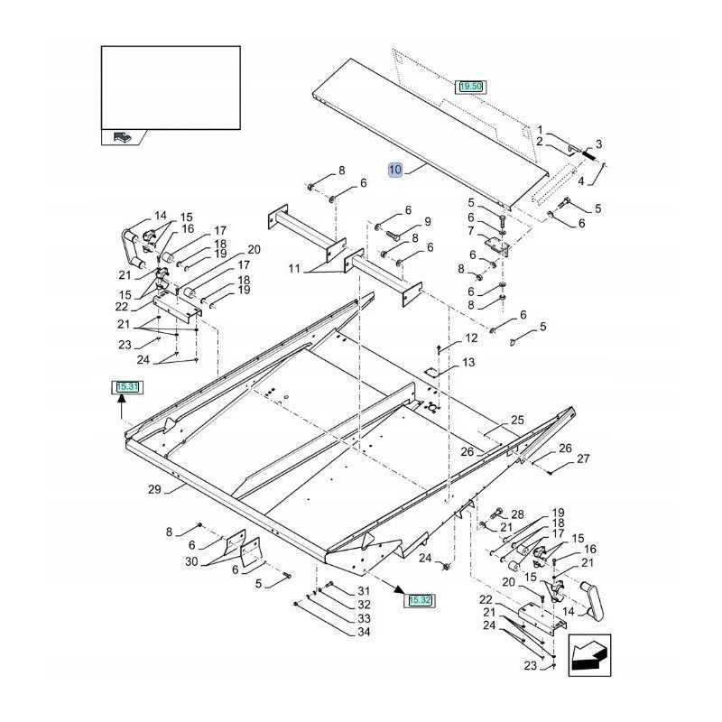 New Holland CX CR 84073389 kratytuvo dangtelis