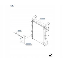 Oro kondicionieriaus jutiklis new holland korpusas 87000227 cnh