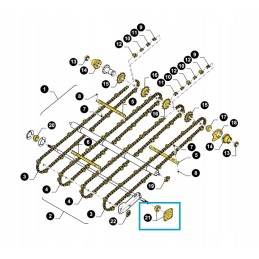 Guolis su New Holland nuožulniu tiektuvo korpusu