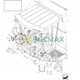 New Holland TC 8771 papildomas apšvietimo komplektas