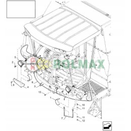 New Holland TC 8771 papildomas apšvietimo komplektas