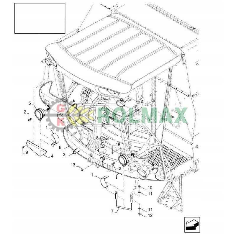 New Holland TC 8771 papildomas apšvietimo komplektas