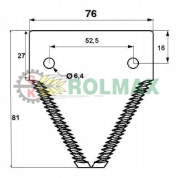 Dalgio ašmenys d44103700 dronningborg mf