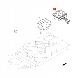 Panelis massey ferguson la323288600 originalus