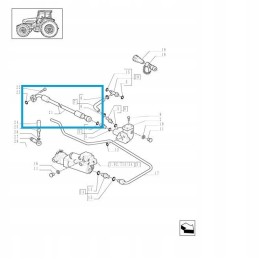 Hidraulinė žarna new holland 47124580 cnh