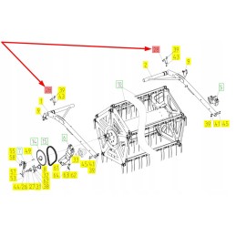 100083266 antraštės ritės svirties tvirtinimas